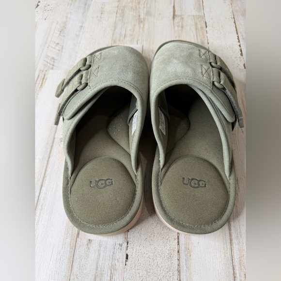UGG Olive Green Slide Sandals - Picture 4 of 6